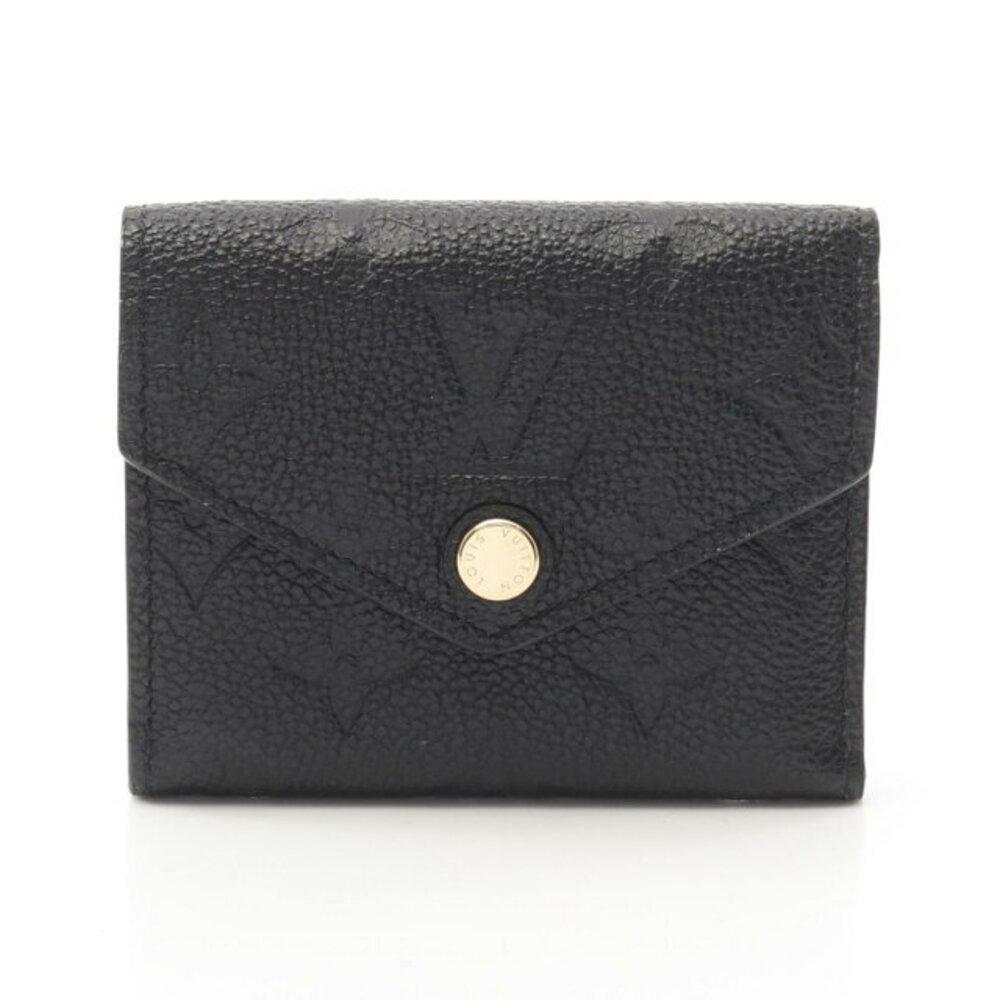 Louis Vuitton Zoe Portefeuille Wallet Empreinte Noir Black Tri fold